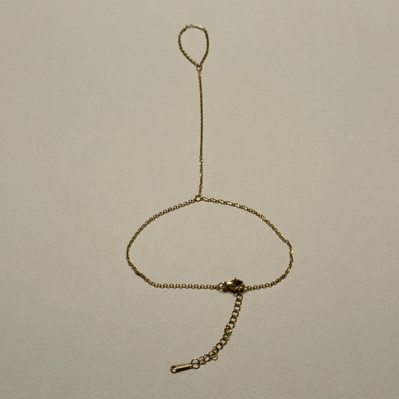 Gold Ankle Chain N1730 - Picture 3 of 6